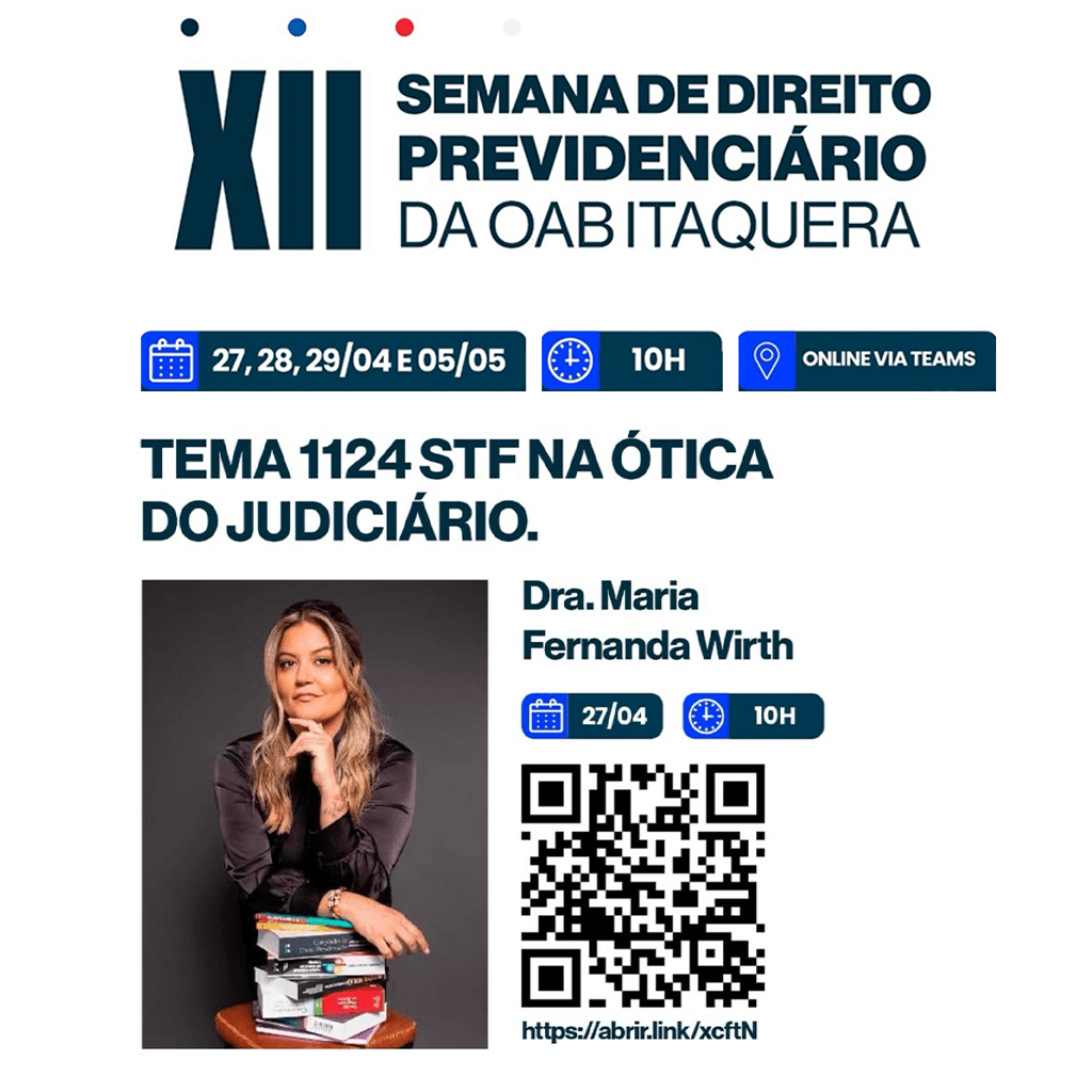XII Semana de Direito Previdenciário - 1124 STF NA ÓTICA DO JUDICIÁRIO