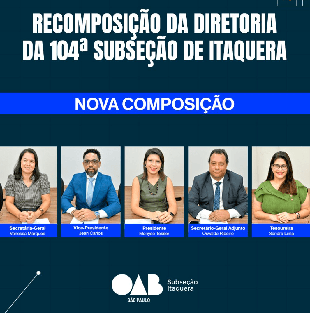 Recomposição da Diretoria