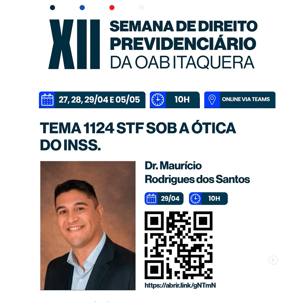 XII Semana de Direito Previdenciário: 1124 STF SOB A ÓTICA DO INSS