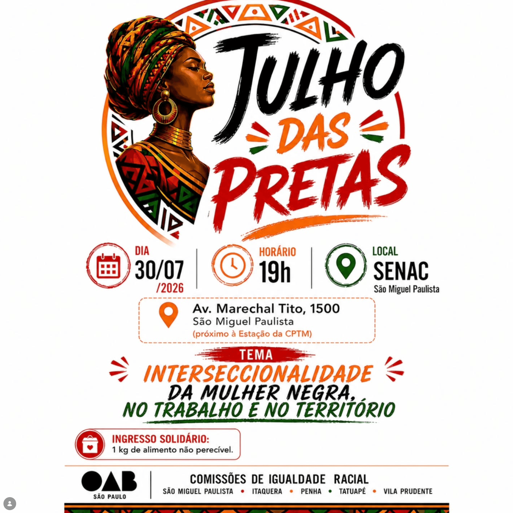 ✊🏾 Julho das Pretas: A Interseccionalidade das Mulheres Negras: Transformando Histórias e Territórios