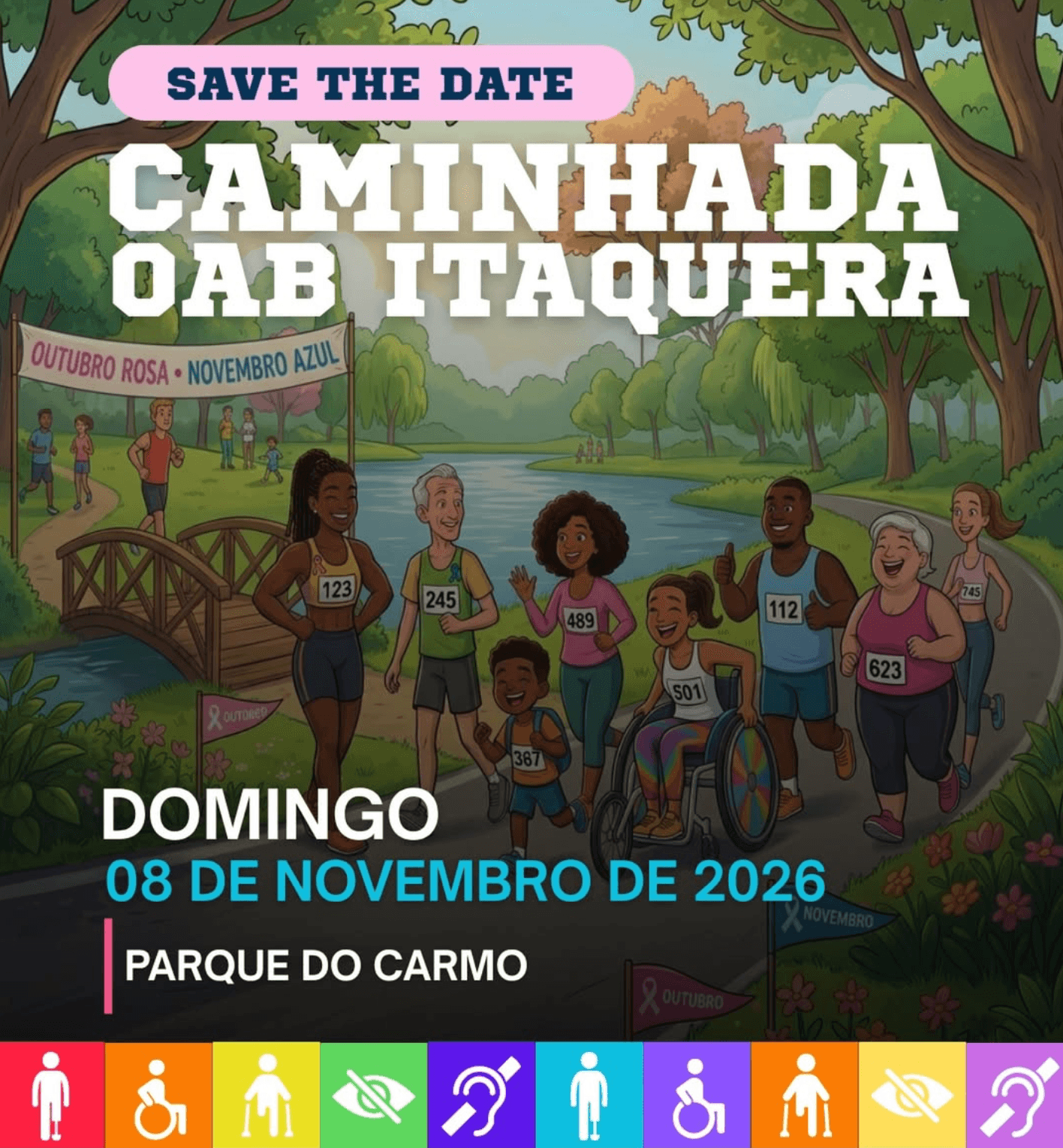 💗💙 6ª Edição Caminhada OAB Itaquera